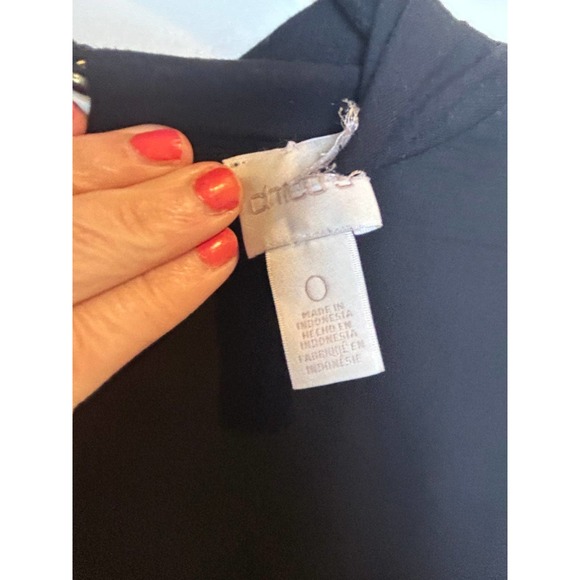 Chicos Long Sleeve Blouse Fringe Chico Size 0 Small Size 4 - Picture 4 of 10